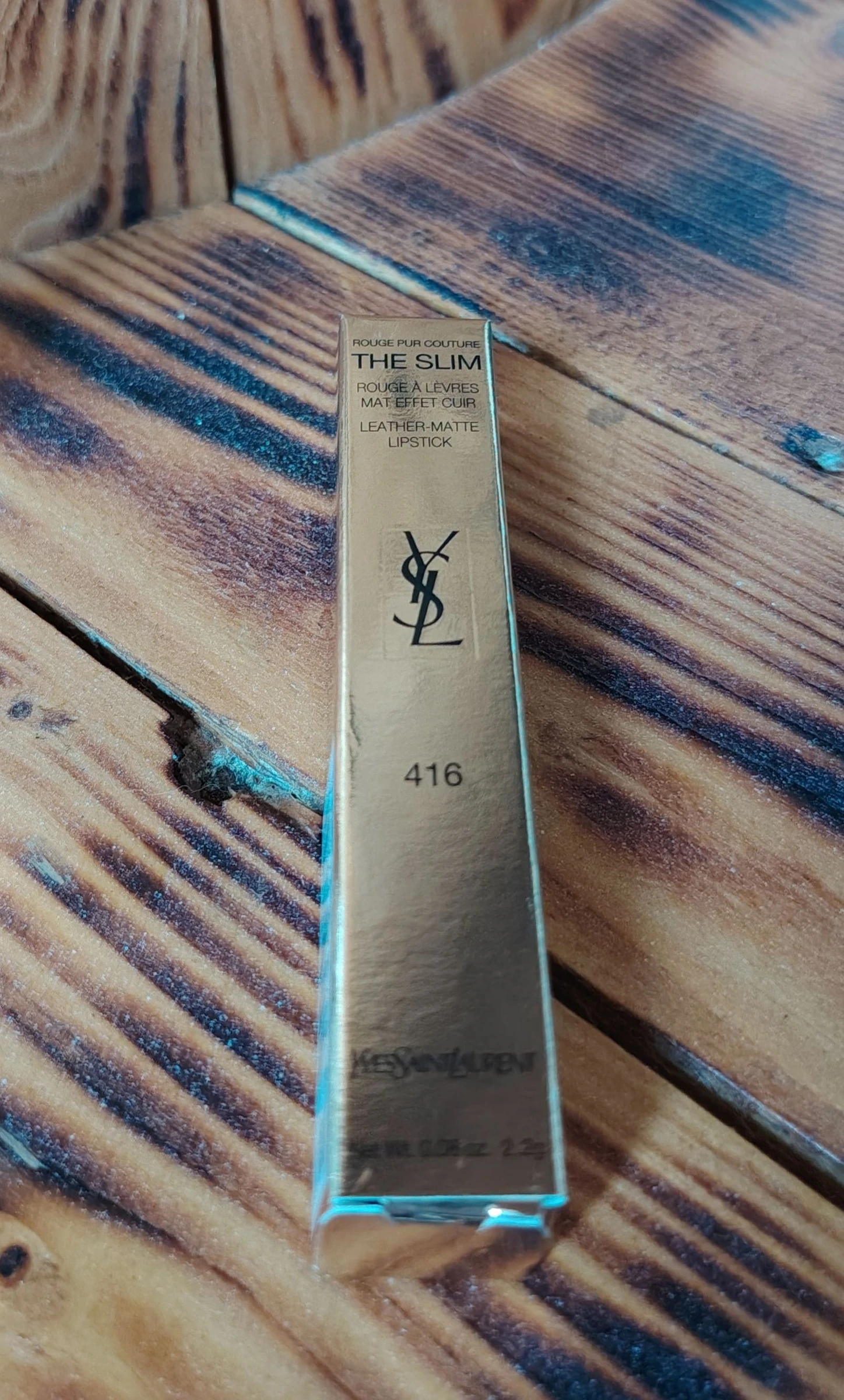 Rouge à lèvres Yves Saint Laurent – Rouge Pur Couture The Slim (Teinte 416) – photo 5